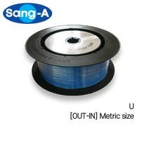 우레탄직관호스 4X2.5 U-04025 50M 상아뉴매틱, U-04025-50M, R:빨강