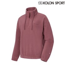 코오롱스포츠 2021 F/W 가격인하 여성 마이크로플리스 집업 티셔츠 TVTBW21522DPI