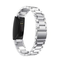 ISPHRMESV 핏빗 인스파이어 실버 메탈밴드 시계스트랩