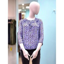 [올리비아로렌] 넥러플 블루종 블라우스VOCNLWF7331
