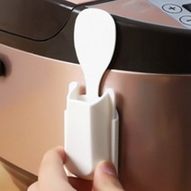 밥솥 주걱 꽂이 주방 밥주걱 홀더 무타공 접착식 1P