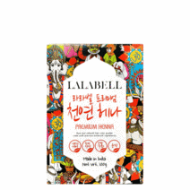 라라벨 천연 헤나 가루 새치 흰머리 커버 100% 염색 염색약, 1개, 내추럴 오렌지