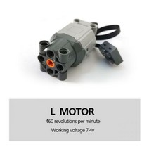 호환 중국레고 테크닉 하이테크 부품 멀티 파워 기능 8293 8883 공구 서보 트레인 모터 PF 전기 모델 세트 빌딩 블록, L-motor