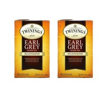트와이닝 얼 그레이 홍차 디카페인 35g 20티백 Twinings Earl Grey Black Tea Decaffeinated, 2팩