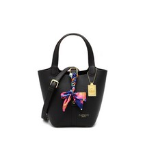 [다솜한] 가파치 여성명품 가죽가방 클레식한 토트백 크로스백+파우치포함+패턴트윌리참장식 CPC99505