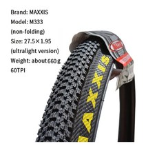 MTB 타이어 MAXXIS-페이스 와이어 비드 자전거 산악 26 27.5, 04 27.5X1.95