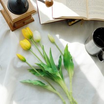 [파티조엘] 튤립 조화, 꽃모양 옐로우