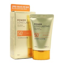 [경기점]더페이스샵 내추럴선 에코파워 롱래스팅 선크림50ml, 1개