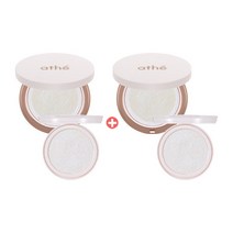 [아떼뷰티] [본품2+리필2] 아떼 비건 릴리프 선 쿠션 24g 듀오세트 (SPF 50 P, 상세 설명 참조