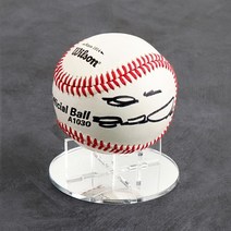 야구공케이스 전시용 원통 X자 아크릴 싸인볼 보관함, 원형은경(소)_X자
