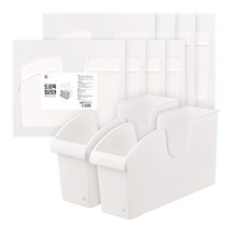 깔끔대장 도르륵 정리대 (2개입), 8개, 화이트