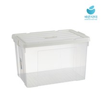 투명 리빙 박스 수납 정리함 플라스틱 다용도 수납함 보관함, 극소형, 10개