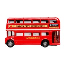 모터맥스 4.75in 2층 런던 버스 76002 아동 모형 자동차 미니카 완구 미니어처 놀이 어린이 어린이집 유아