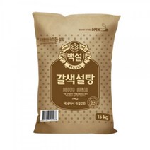 백설 갈색설탕 15KG, 단품 - AJ