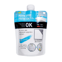 [삼화페인트]다용도 멀티 페인트 홈스타파스텔OK+ 0.4L 반광 / 간편한 사용 필요한 만큼 소량 페인트, 블랙