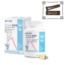 [뷰센치약 무료 증정] 메가젠 메가세움 포르테60정 비타민D 칼슘 마그네슘, 3통60정*3+뷰센C*3, 3개