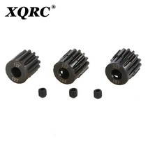 SURPASS-HOBBY 32P M0.8 5mm 13T 14T 15T 16T 17T 18T 19T 20T 21T 1/10 Rc 모델 자동차 모터용 검정색 강철 금속 피니언 모터 기, [02] 14T