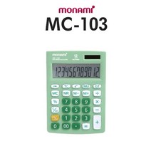 기타 (모나미)12자리 칼라 계산기/문구점판매용 팬시점, 본상품, 본상품