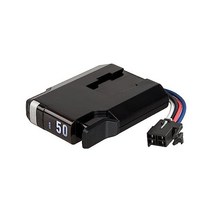 CURT 51146 TriFlex NEXT 비례 관성 트레일러 전자브레이크 컨트롤러 완전 조정 가능 로우 프로파일 2-4축 플러그 앤 플레이