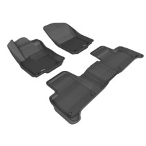 3D MAXpider - L1MB02901509 완벽한 세트 맞춤형 핏 전천후 바닥 매트 메르세데스 벤츠 GLE-Class/ML-Class 모델용 Kagu 고무 (블랙) 11436, Complete Set, Black