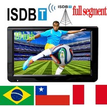 차량용소형TV 휴대용 Leadstar 10 인치 ISDB-T 휴대용 미니 DigitalTv Isdb T 튜너 디코더 내장 H265/Hevc Dolby Ac3 HDMI 입력, 단일옵션