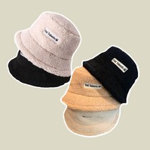 뽀글이 소프트 버킷햇 양털 벙거지모자