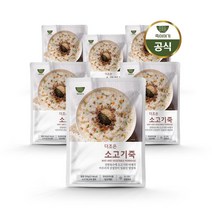 죽이야기 더조은 소고기죽 350gX5+1팩, 단품