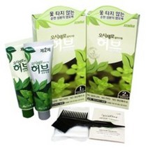 오시제로 스피디 칼라크림 옻 타지 않는 염색약, 1호(자연흑갈색), 5개