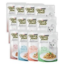 퓨리나 팬시피스트 인스퍼레이션 주식파우치 세트(70gx12p)-선택, 치킨, 70g