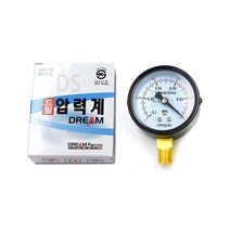 드림팩토리 진공게이지 진공 측정 압력계 싸이폰밸브 진공계 60 100파이, 60파이(A형), 1개
