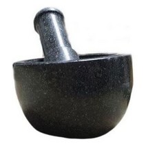 자연석 흑진주 빗금돌절구(특대), 상품선택