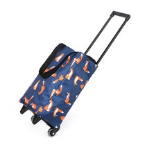 시장 장보기 음식 보온냉 은박 카트 수레 호텔 무거운짐 여행 창고, 1개