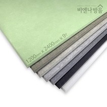 국산 아트보드 방염 1200x2400x9T원장 고밀도 흡음재 DIY 셀프 방음재 단열 마감재, 화이트(방염), 1개
