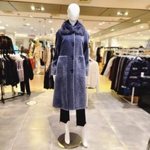 막스카라 양모 폭스카라 롱 코트(M24TFH811)