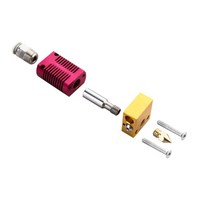 CR10 Hotend J-head MK8 압출기 Ender 3/S 방열판 알루미늄 블록 노즐 + 실리콘 양말 3D 프린터 부품, 한개옵션0