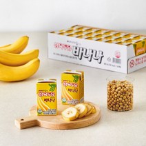 삼육두유 바나나 두유 140ml, 24팩x3박스