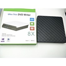 CDDVD플레이어USB 3.0 외부 DVD 버너 라이터 레코더 RW 광학 ROM 플레이어 맥 OS 윈도우 XP/7/8/10 ABS 플, 01 WHITE