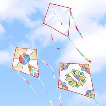 핸디몰 연만들기 세트 가오리연(얼레포함)+(장갑증정), 단청(10개)