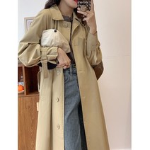 롱타입 올해 유행 2022년 트렌치코트 아우터 봄가을 여성코트