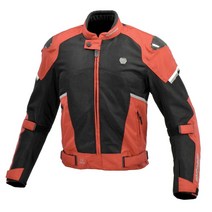 오토바이 여름자켓 코미네 바이크 여름용 상의 JK-157 RED, RED-BLACK-2XL