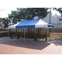2.4mx4.8m 운동회 행사용 체육대회 접이식 행사용 카라반캐노피 천막, 스틸일반, 녹색