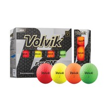 VOLVIK 볼빅 2피스 4컬러 골프공 24개입 무광 코스트코, 4개
