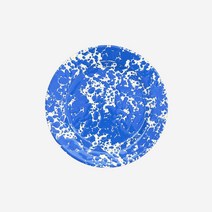 크로우캐년 병행 D99 플랫 샐러드 플레이트, 블루마블