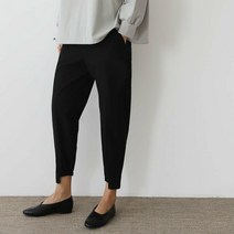 퍼펙트팬츠 봄 발목 언밸 바지 쎄미 배기바지 봄가을 원단 조거 물빨래 OK 너무편한 세련된 배기 라인 발목 언밸런스가 포인트