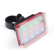 12구 LED 자전거 후미등, 1개