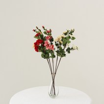 와일드로즈 찔레 장미 5컬러 실크플라워, 핑크