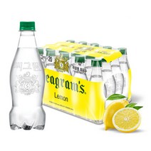 씨그램 레몬 탄산음료, 450ml, 20개