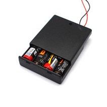 AA 4구 커버 스위치홀더 건전지홀더 배터리케이스, S_AA_C4-AA 4구 커버 배터리홀더