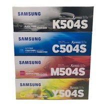 삼성 정품토너 CLT-K504S~CLT-Y504S CLX 4195FN 검정+파랑+빨강+노랑 검정2500매/컬러1800매, 1개