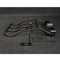 cub 슈퍼커브 언더본 커스텀 블랙 할리스타일 모델 클래식 튜닝 파츠 튜닝, 아기수직장 뒷선반 블랙